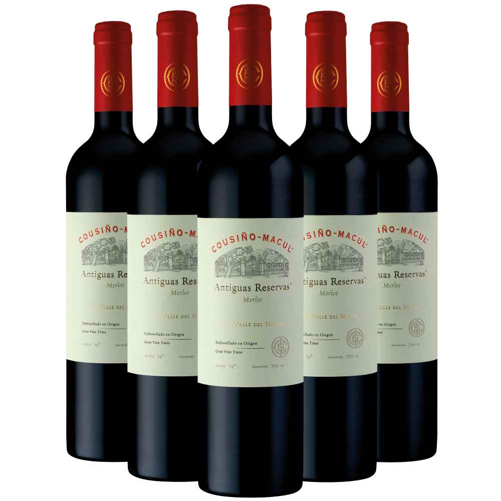 Caja 6 Antiguas Reservas Merlot