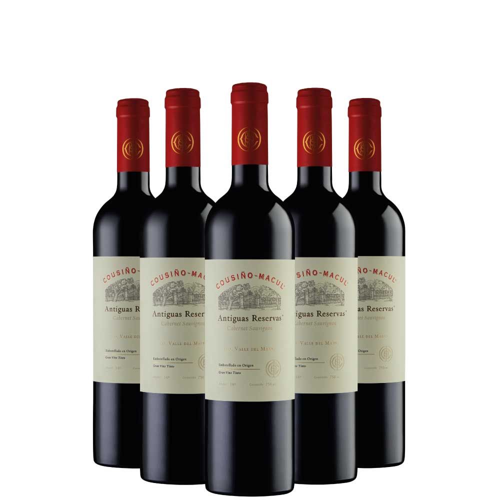 Caja 6 Antiguas Reservas Cabernet Sauvignon 375 ml
