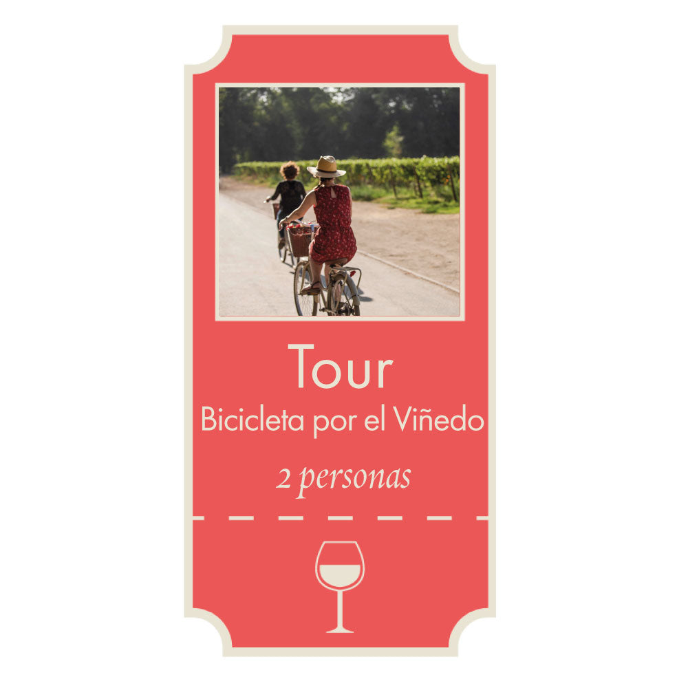Giftcard Tour Bicicleta por el Viñedo 2 personas